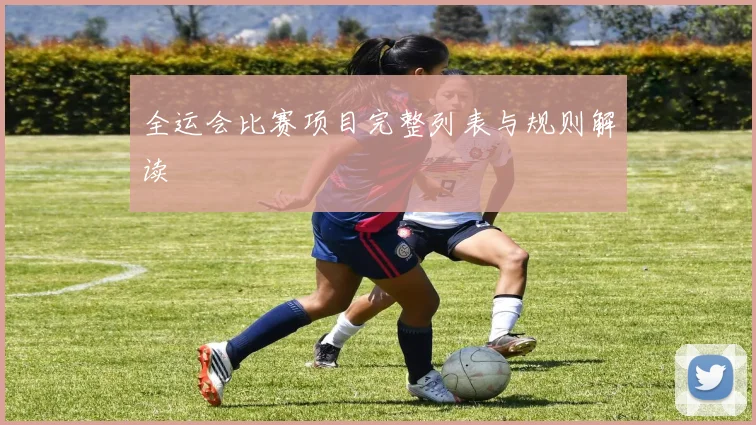 全运会比赛项目完整列表与规则解读